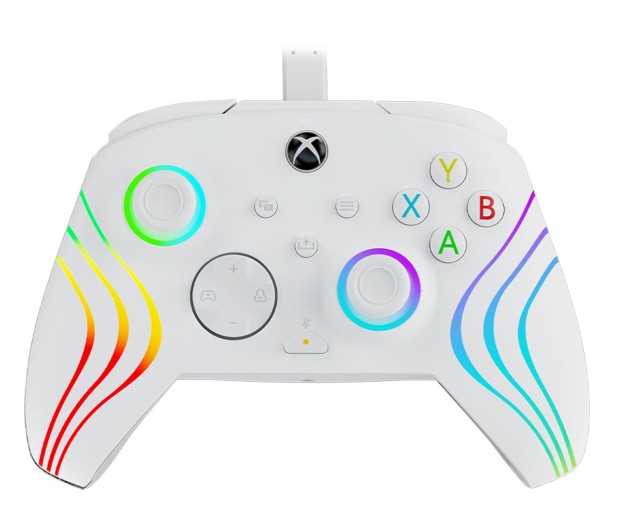 PDP XS Pad przewodowy Afterglow WAVE - biały - 1129184 - zdjęcie